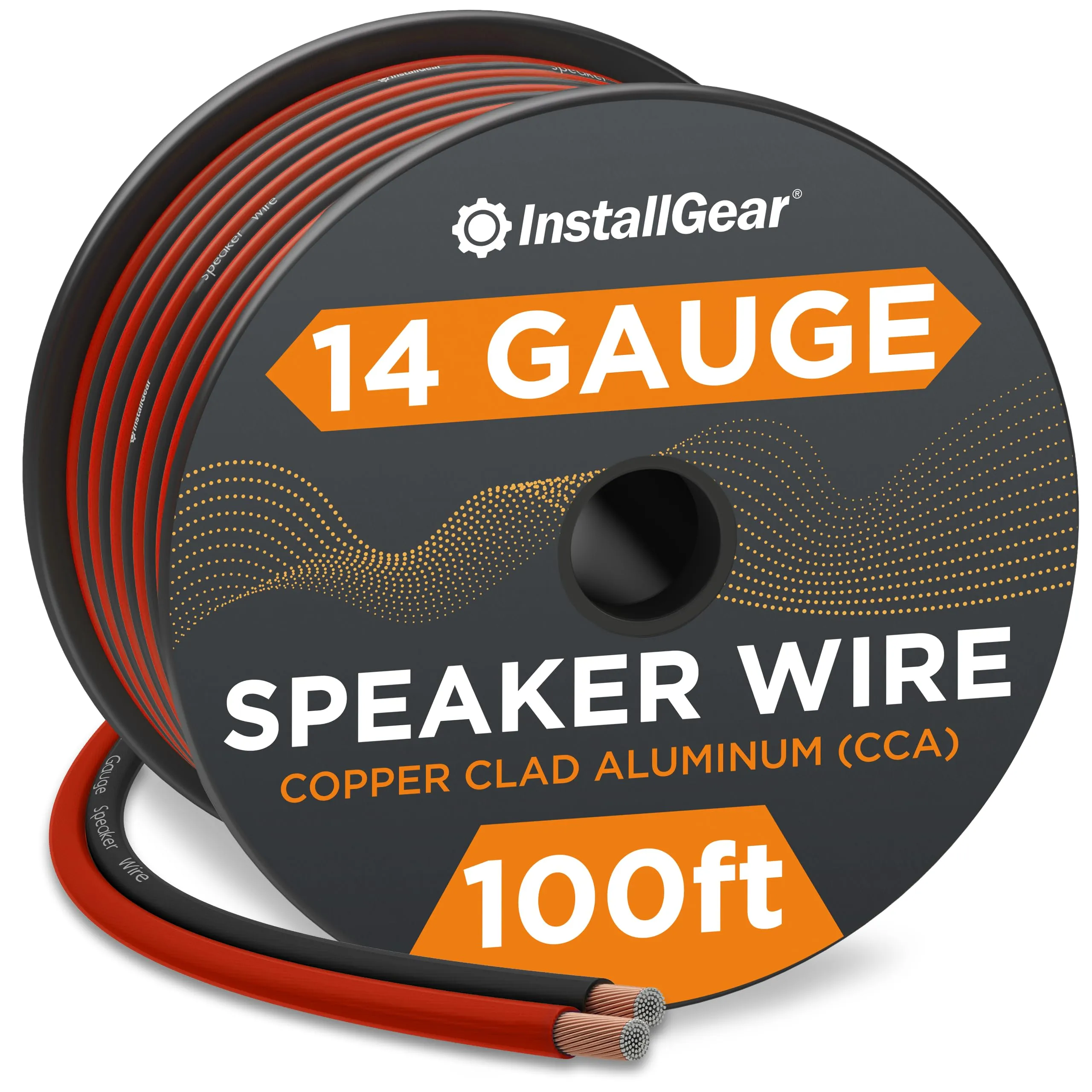 14 Gauge Speaker Wire Cable (100 Foot) - 14 Gauge Wire True Spec And Soft