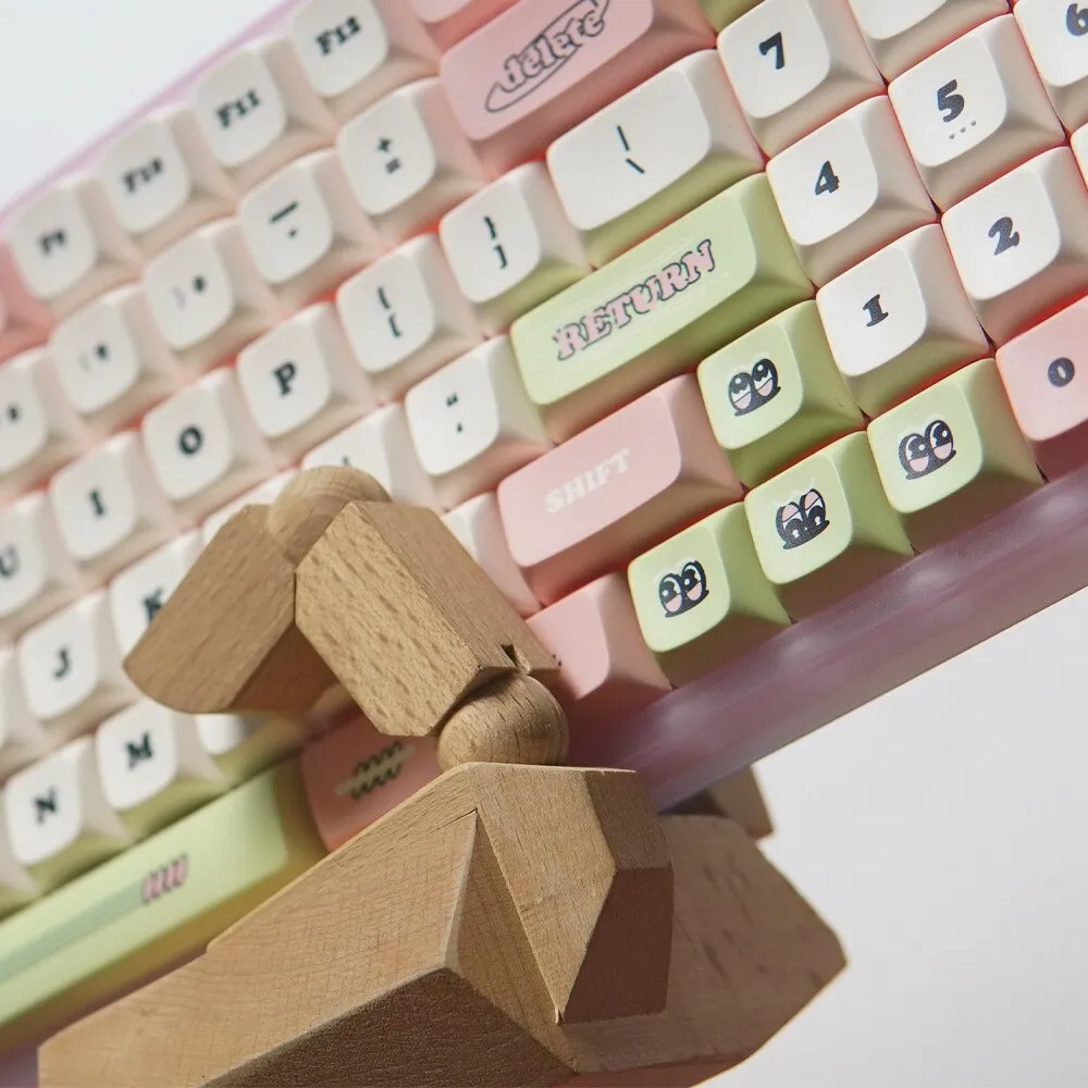 141 Keys Retro Peach Keycaps set