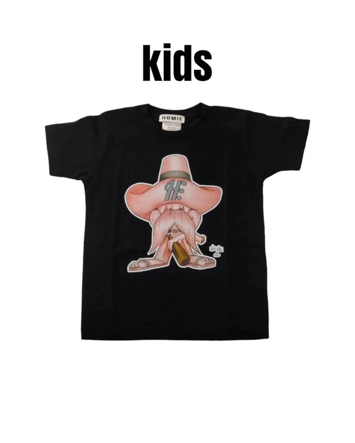 23032  T-Shirt　Kids ブラック