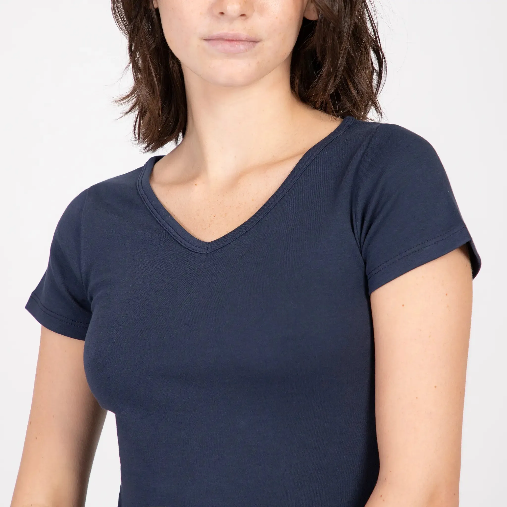 6 Pack - Women's Organic Pima Cotton T-Shirts