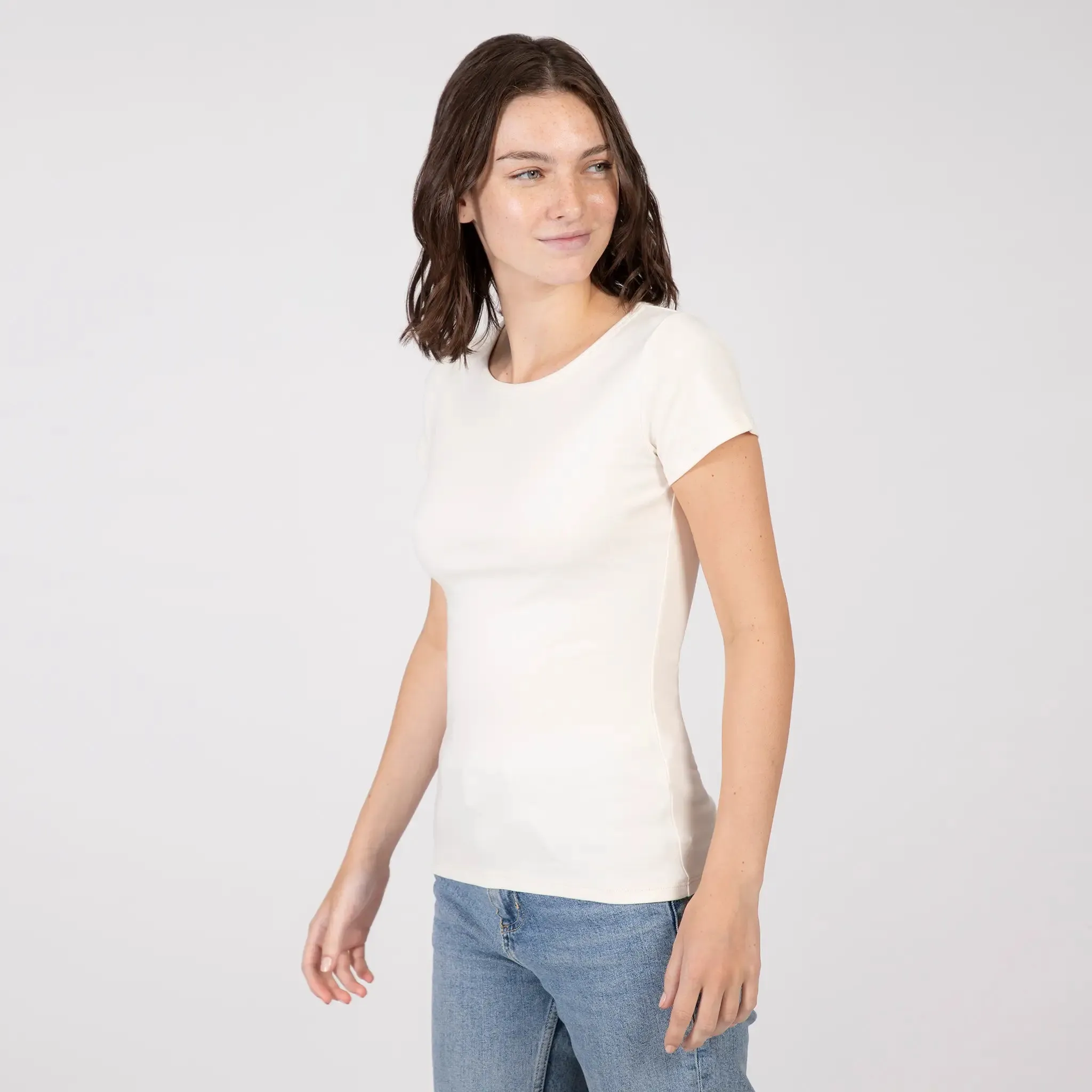 6 Pack - Women's Organic Pima Cotton T-Shirts