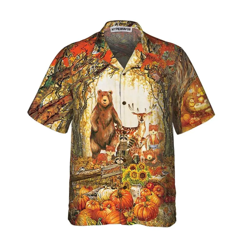 A Greatful Thanksgiving Hawaiian Shirt, Fall Thanksgiving Shirt, Gift For Thanksgiving Day