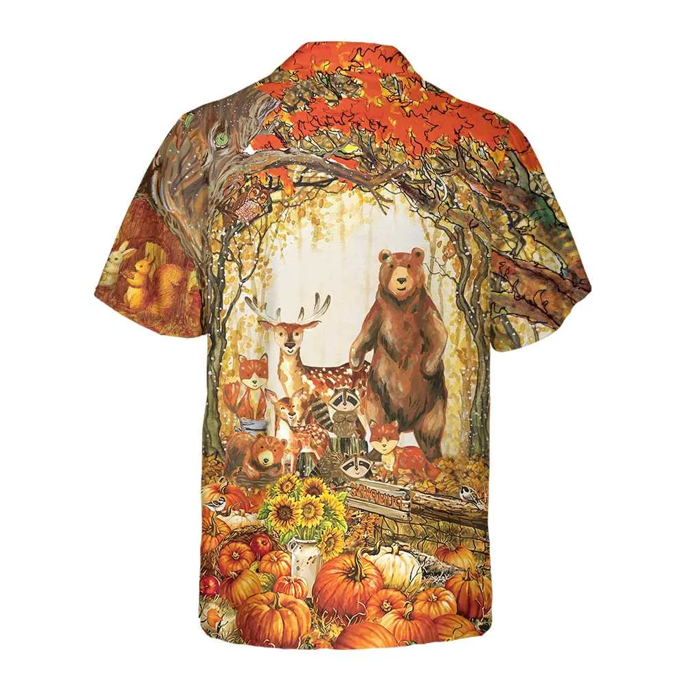 A Greatful Thanksgiving Hawaiian Shirt, Fall Thanksgiving Shirt, Gift For Thanksgiving Day