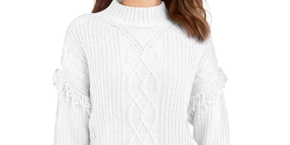 American Rag Junior's Tunic Sweater White