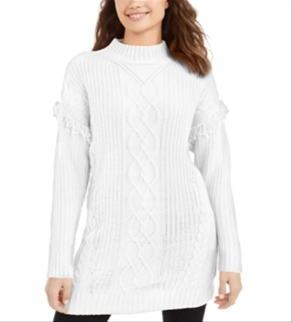 American Rag Junior's Tunic Sweater White