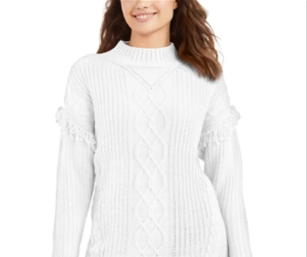 American Rag Junior's Tunic Sweater White