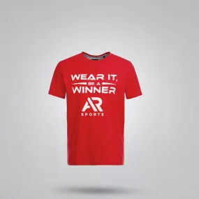 AR Sportswear Men's Slogan  Logo T-shirt