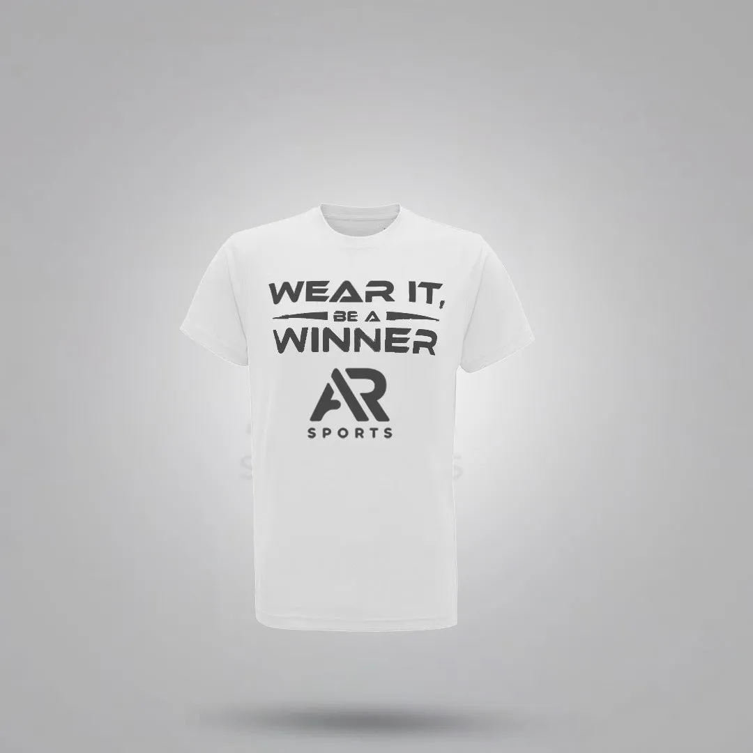 AR Sportswear Men's Slogan  Logo T-shirt