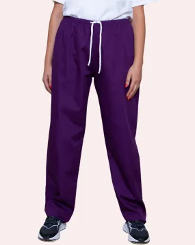 Aria Unisex Lightweight Scrub Trousers - Amethyst Purple