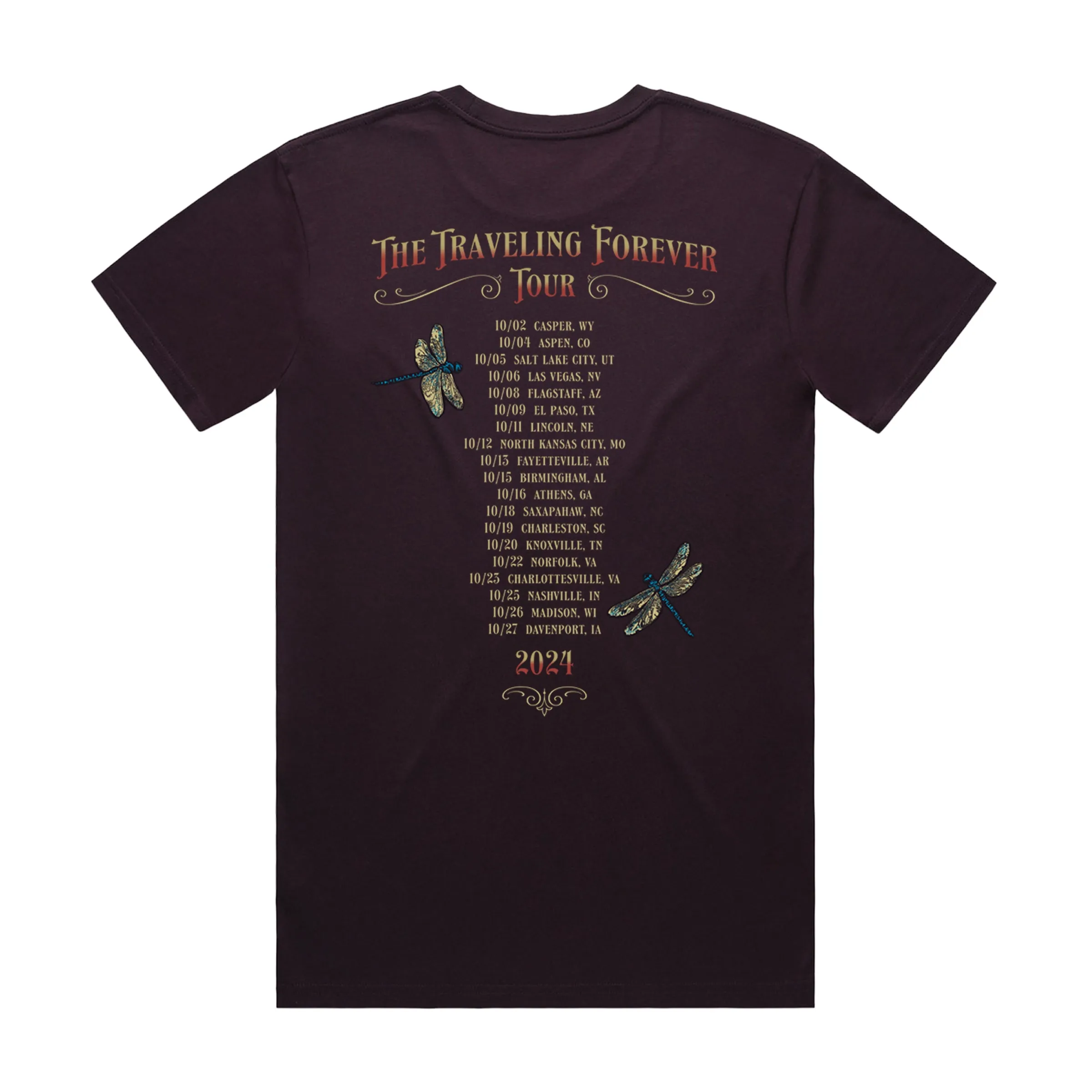 Atmosphere - Traveling Forever Tour T-Shirt (Plum)