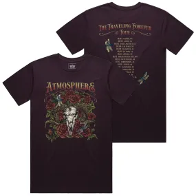 Atmosphere - Traveling Forever Tour T-Shirt (Plum)