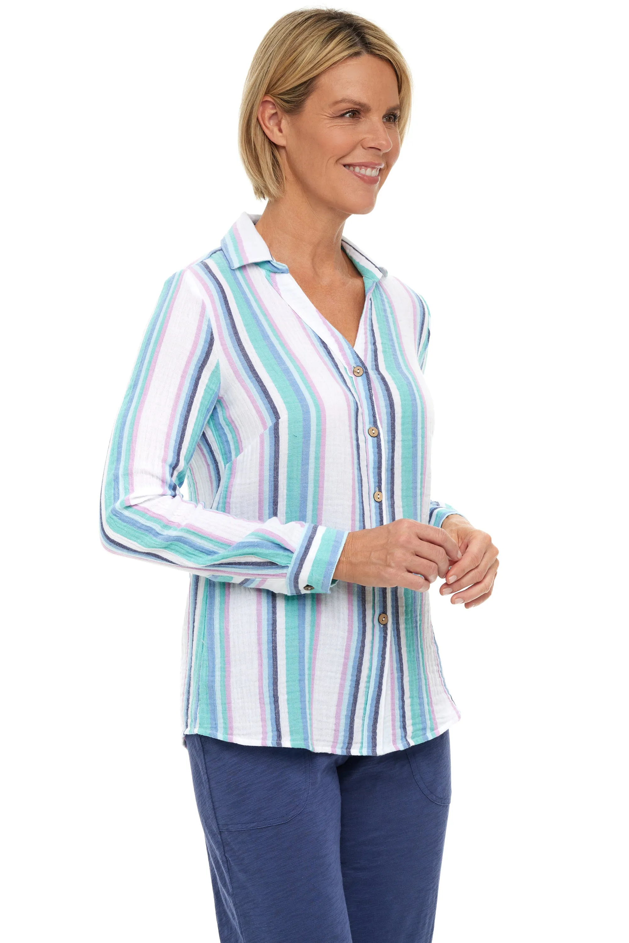 Awning Stripe Playa Shirt