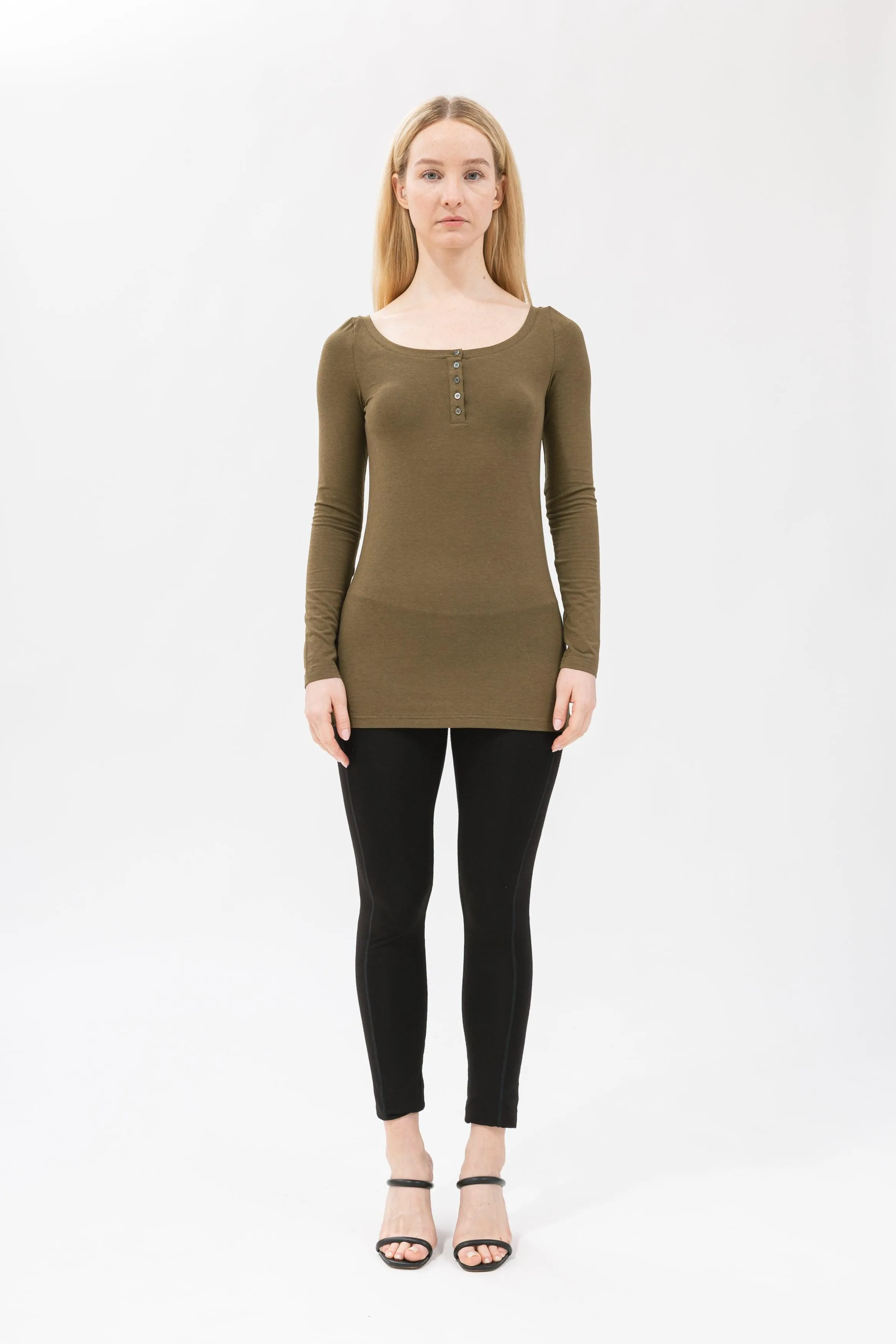 Bamboo Long Sleeve Henley