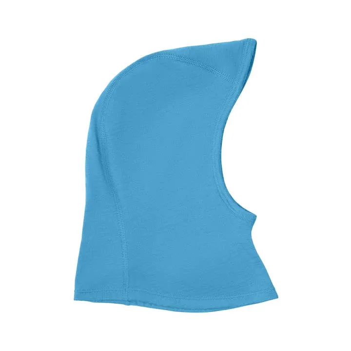 Base Layer Merino Wool Balaclava, Light Blue