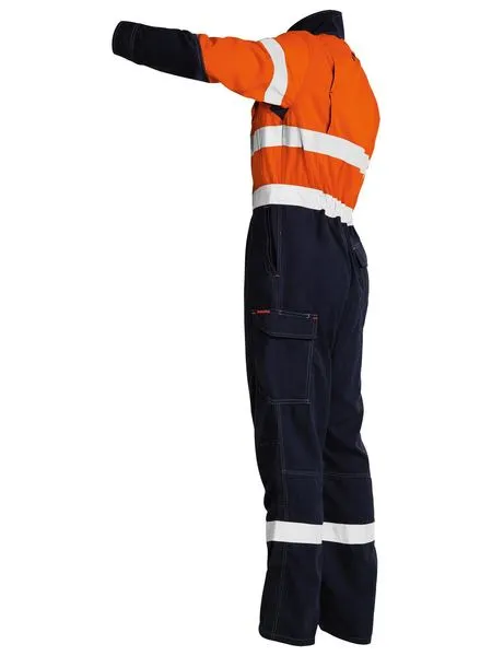 Bisley Tencate Tecasafe Plus Taped 2 Tone Hi Vis Engineered FR Vented Coverall (BC8086T)