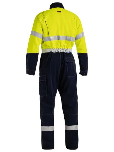 Bisley Tencate Tecasafe Plus Taped 2 Tone Hi Vis Engineered FR Vented Coverall (BC8086T)