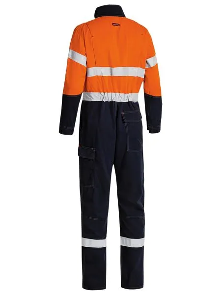 Bisley Tencate Tecasafe Plus Taped 2 Tone Hi Vis Engineered FR Vented Coverall (BC8086T)