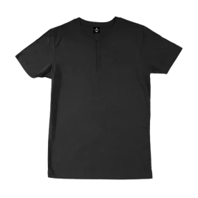 Black Henley T-Shirt