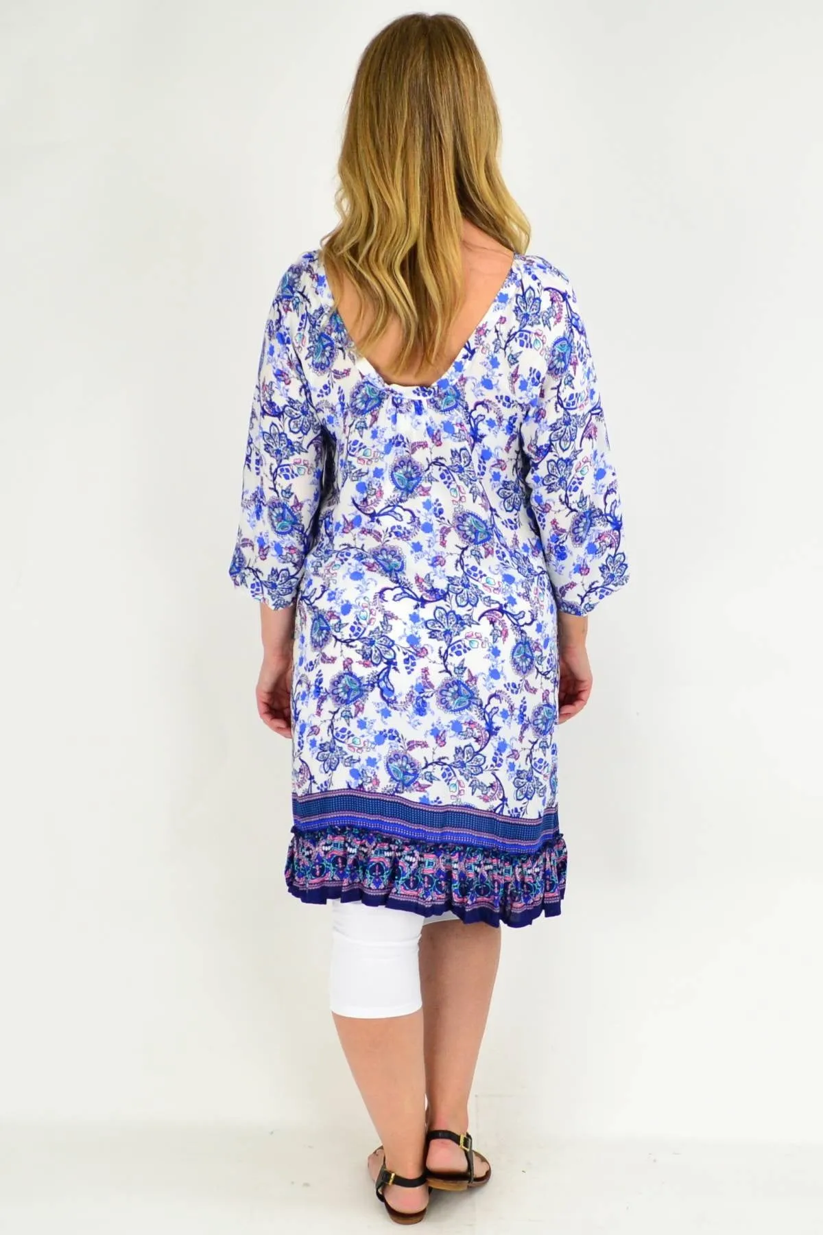 Blue Tammy Tunic Dress