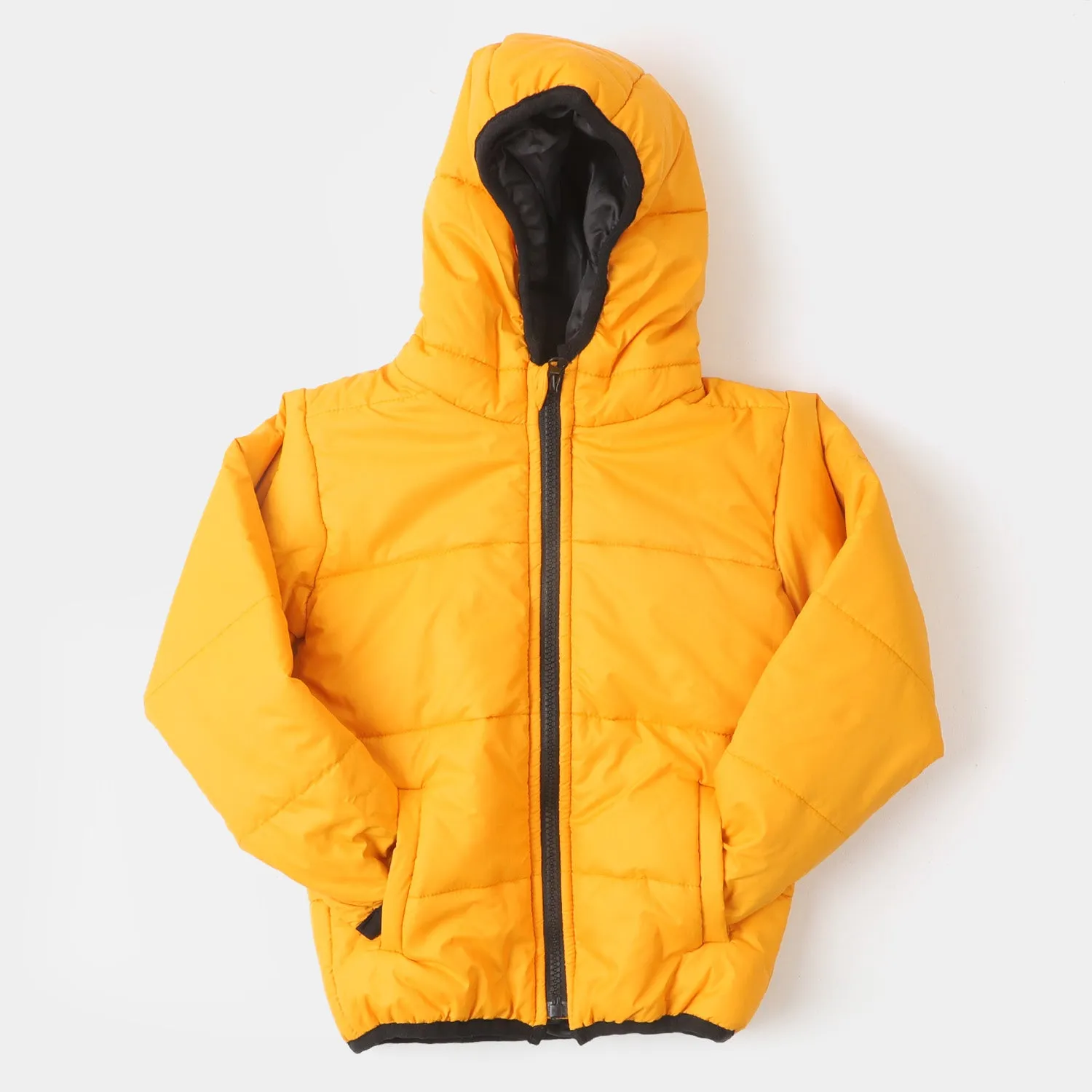 Boys Quilted Jacket Basic F/S-Citrus