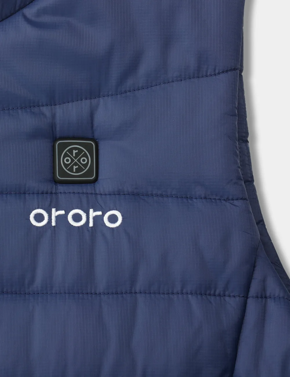 Bundle Deal - Women's Classic Heated Vest (Navy Blue) & Extra Mini 5K Battery