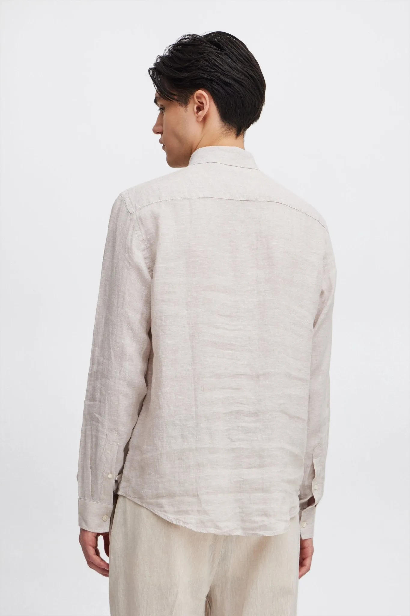 CASUAL FRIDAY - Anton BD LS linen shirt - 20504348