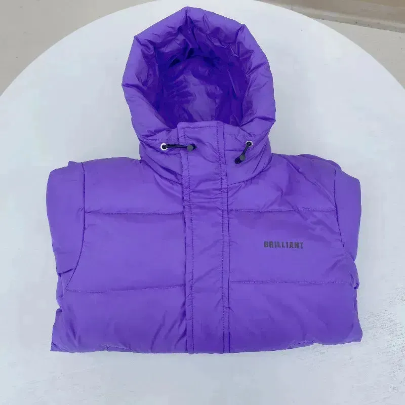 Children's Mid-length Down Jacket Thickened Winter Jacket  for kids