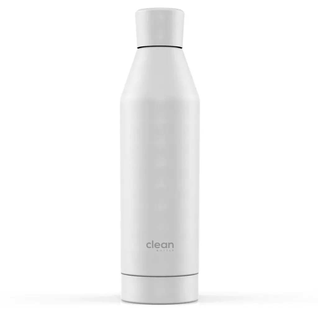 Clean Bottle - 'Canteen 17' White Water Bottle