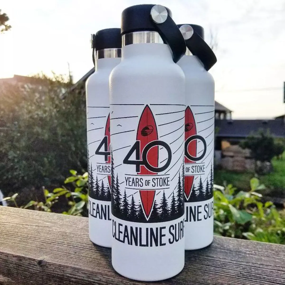 Cleanline Red Board #40 Hydro Flask Bottle - 21oz