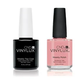 CND - Vinylux Topcoat & Pink Pursuit 0.5 oz - #215