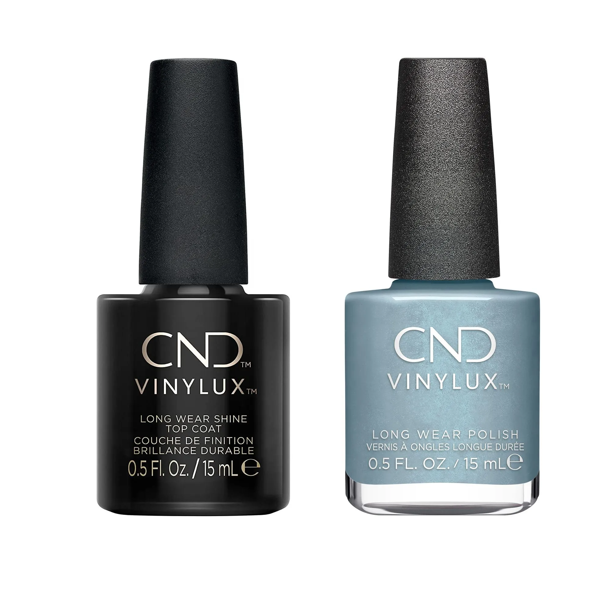 CND - Vinylux Topcoat & Teal Textile 0.5 oz - #449