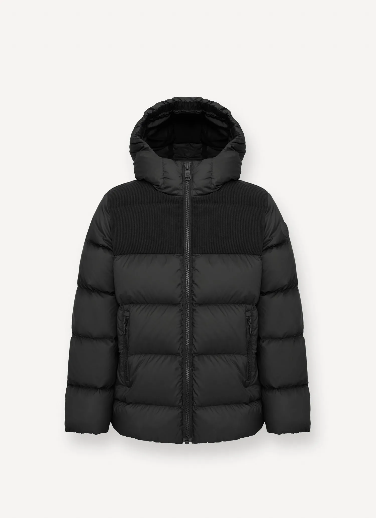 Colmar Black Cord Detail Down Coat