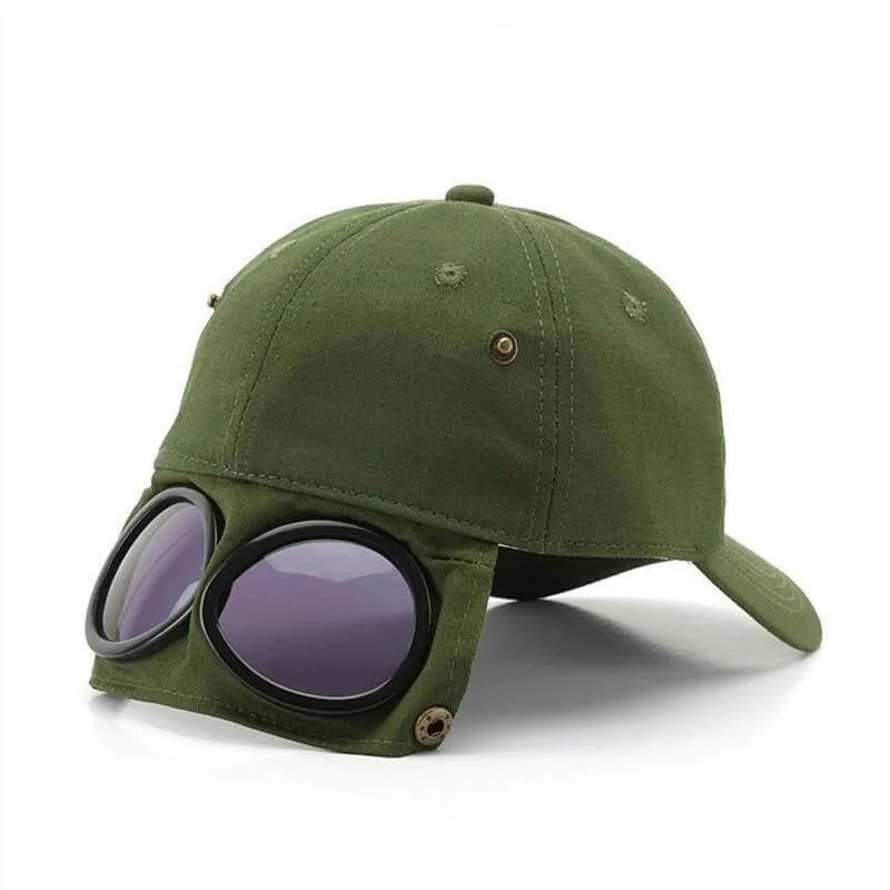 Cool Unisex Aviator Sunglasses Hat