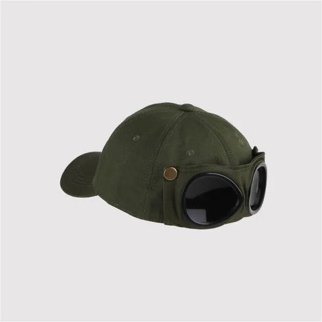 Cool Unisex Aviator Sunglasses Hat