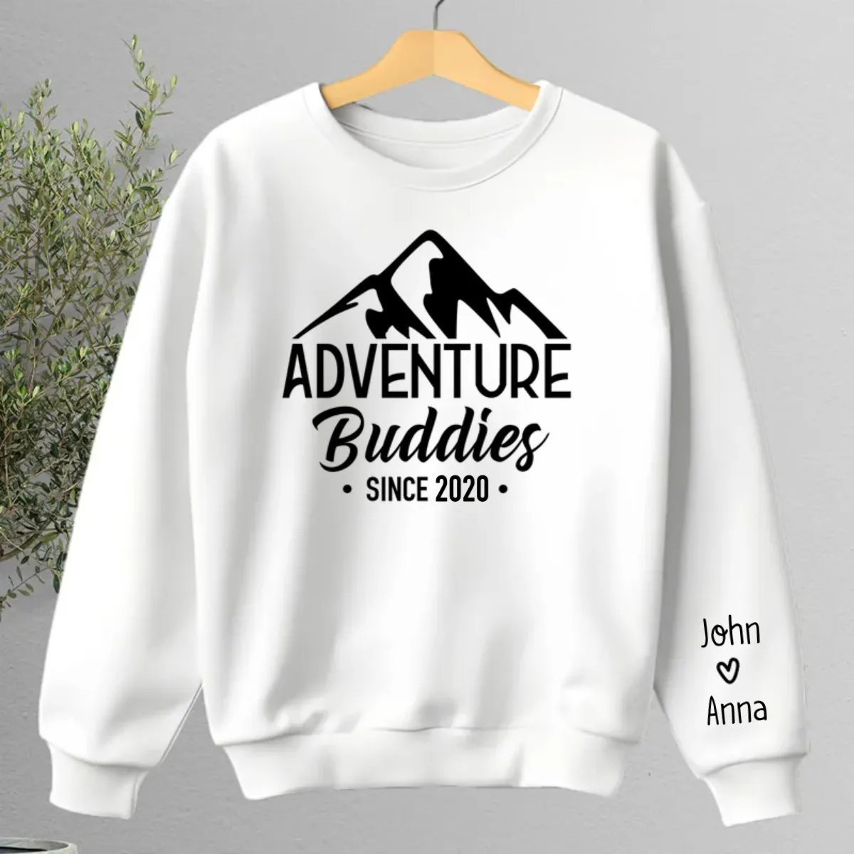 Couple - Adventure Buddies For Life - Personalized Sweater