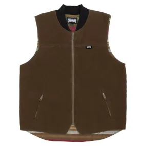 Creature Bonehead Flame Vest Brown