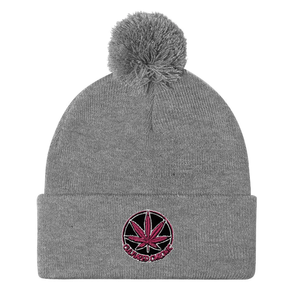 Cultured Chronic Pom-Pom Beanie