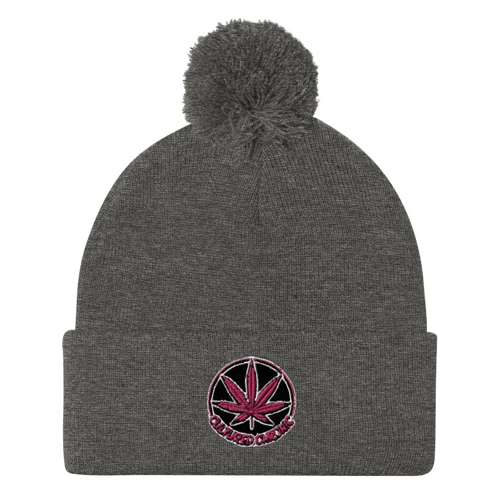 Cultured Chronic Pom-Pom Beanie