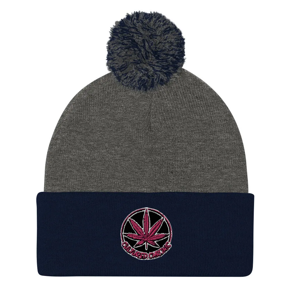 Cultured Chronic Pom-Pom Beanie