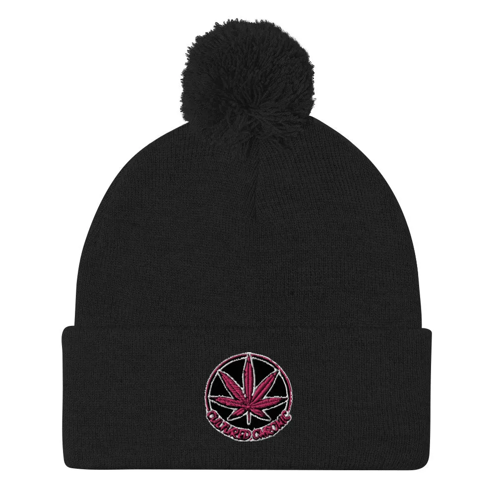 Cultured Chronic Pom-Pom Beanie