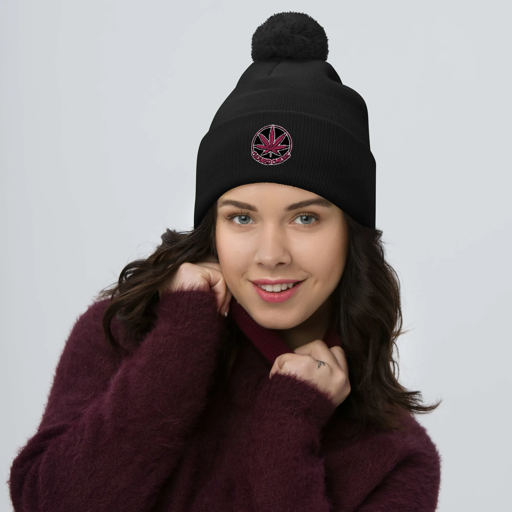 Cultured Chronic Pom-Pom Beanie