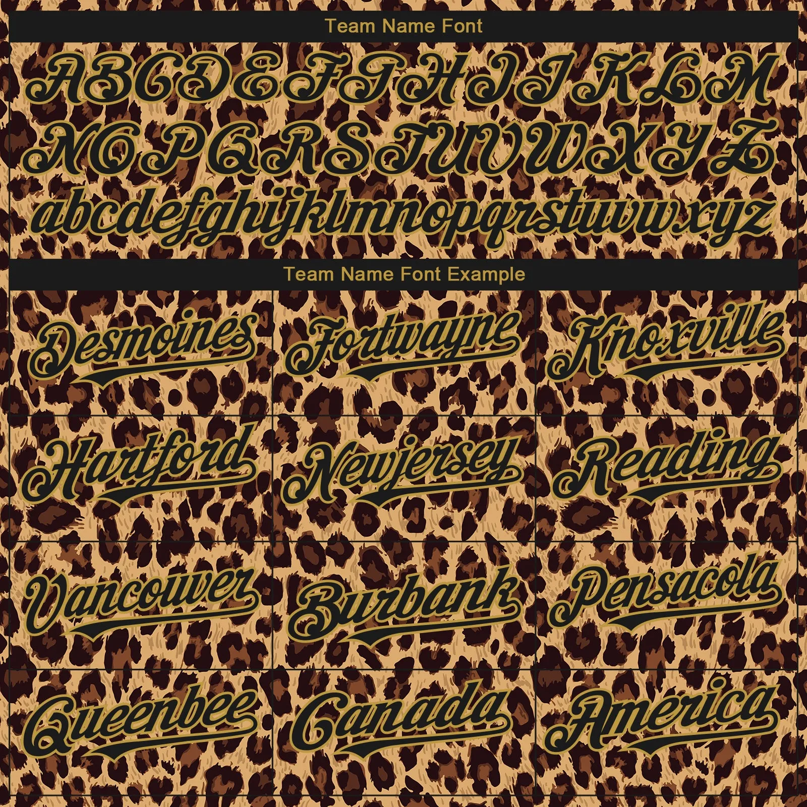 Custom Brown Black-Old Gold Leopard Print 3D Pattern Design Bomber Full-Snap Varsity Letterman Hoodie Jacket