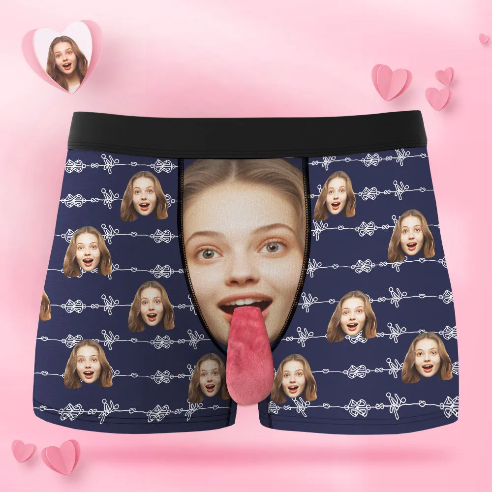 Custom Face Underwear Personalised Magnetic Tongue Underwear Valentine's Day Gifts