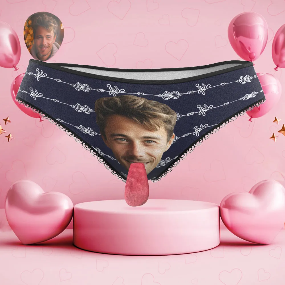 Custom Face Underwear Personalised Magnetic Tongue Underwear Valentine's Day Gifts