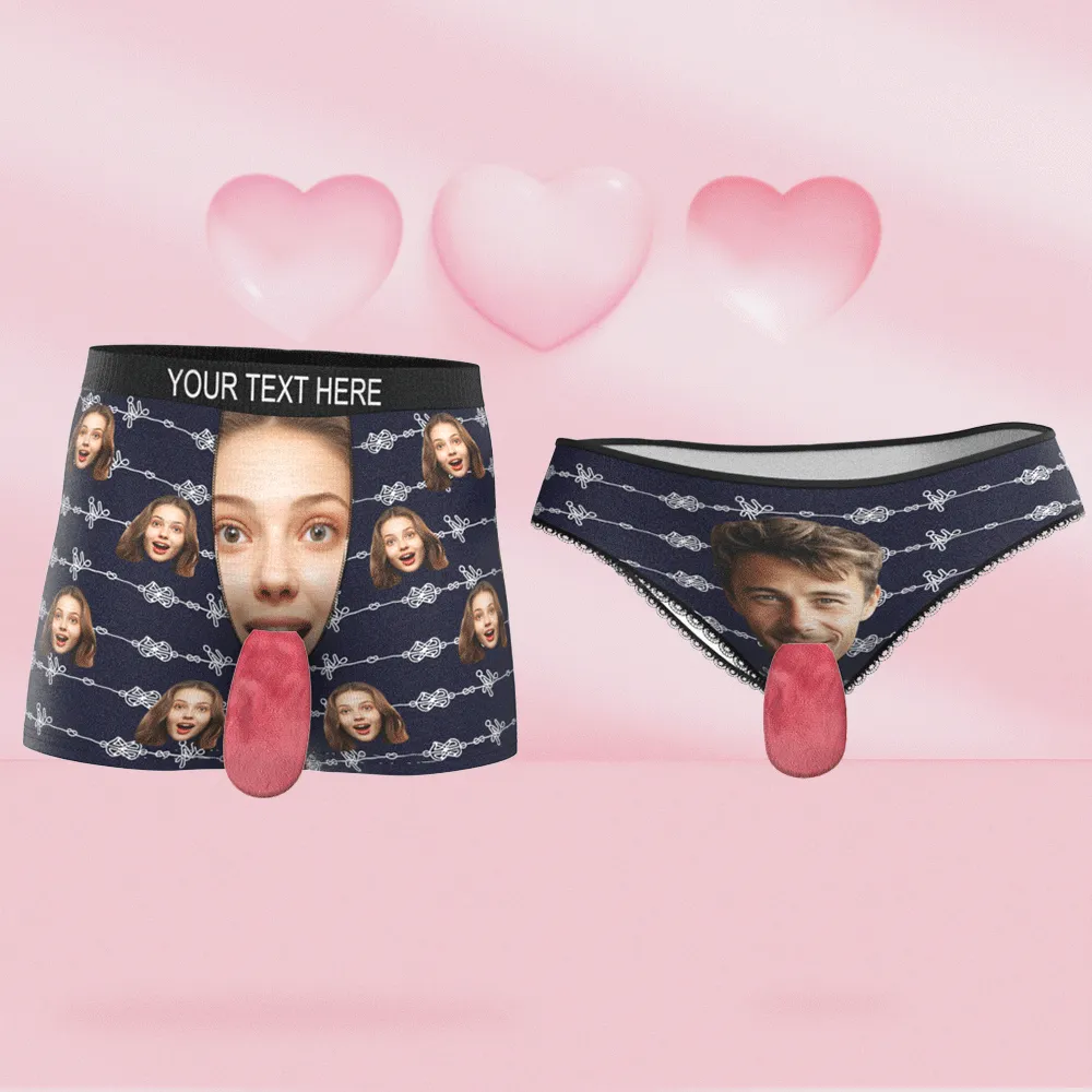 Custom Face Underwear Personalised Magnetic Tongue Underwear Valentine's Day Gifts