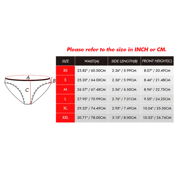 Custom Face Underwear Personalised Magnetic Tongue Underwear Valentine's Day Gifts