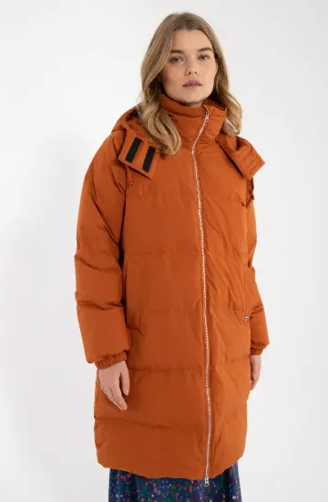 Danefae daneget down winter coat rust