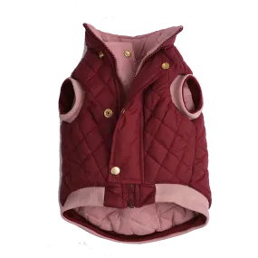 Dog Doble face Vest Ruby/Pink