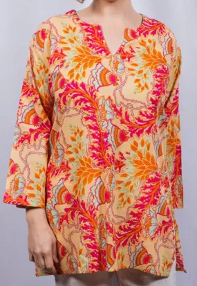 Dolma Cotton Tunic Summer Sunrise