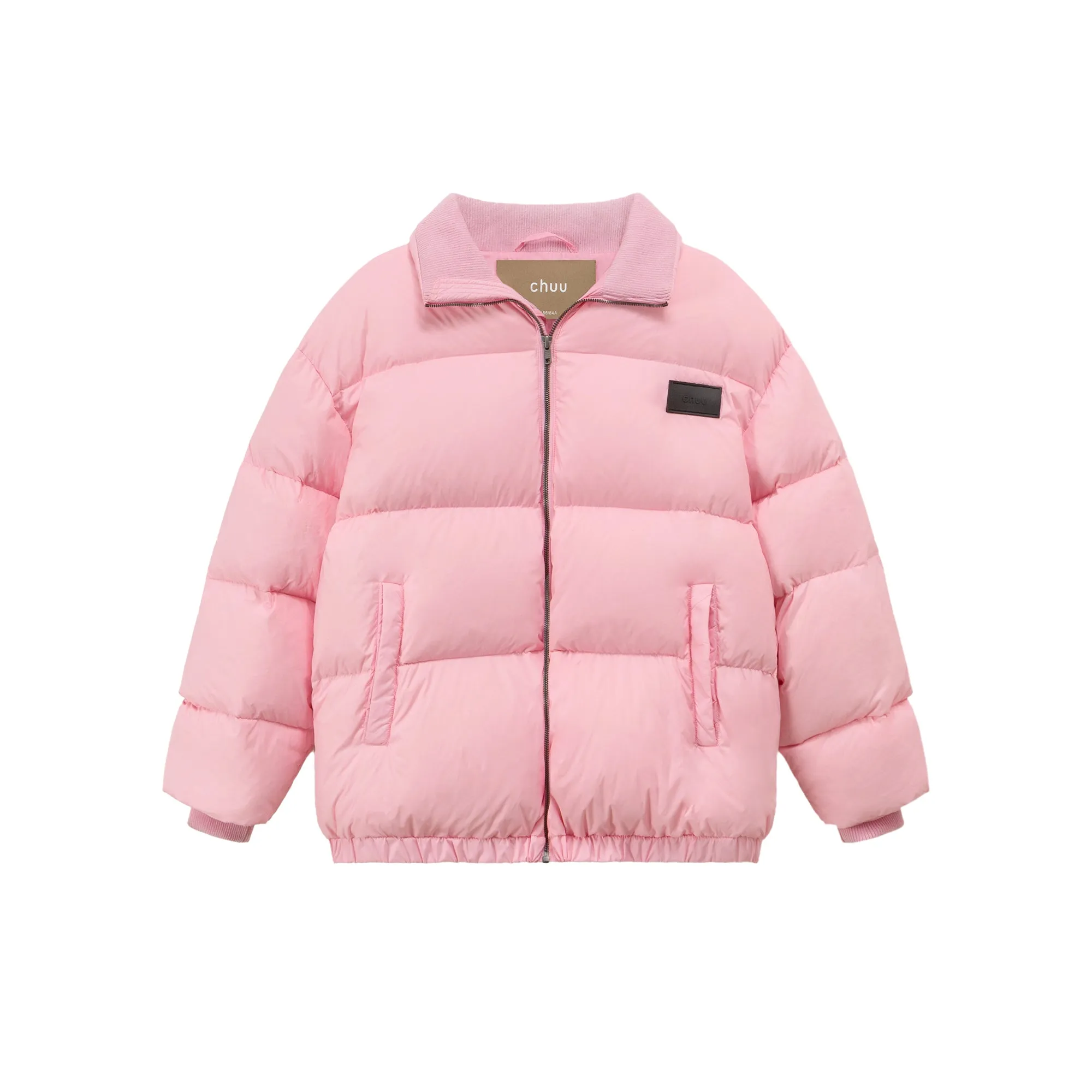 Duck Down High Neck Padded Coat